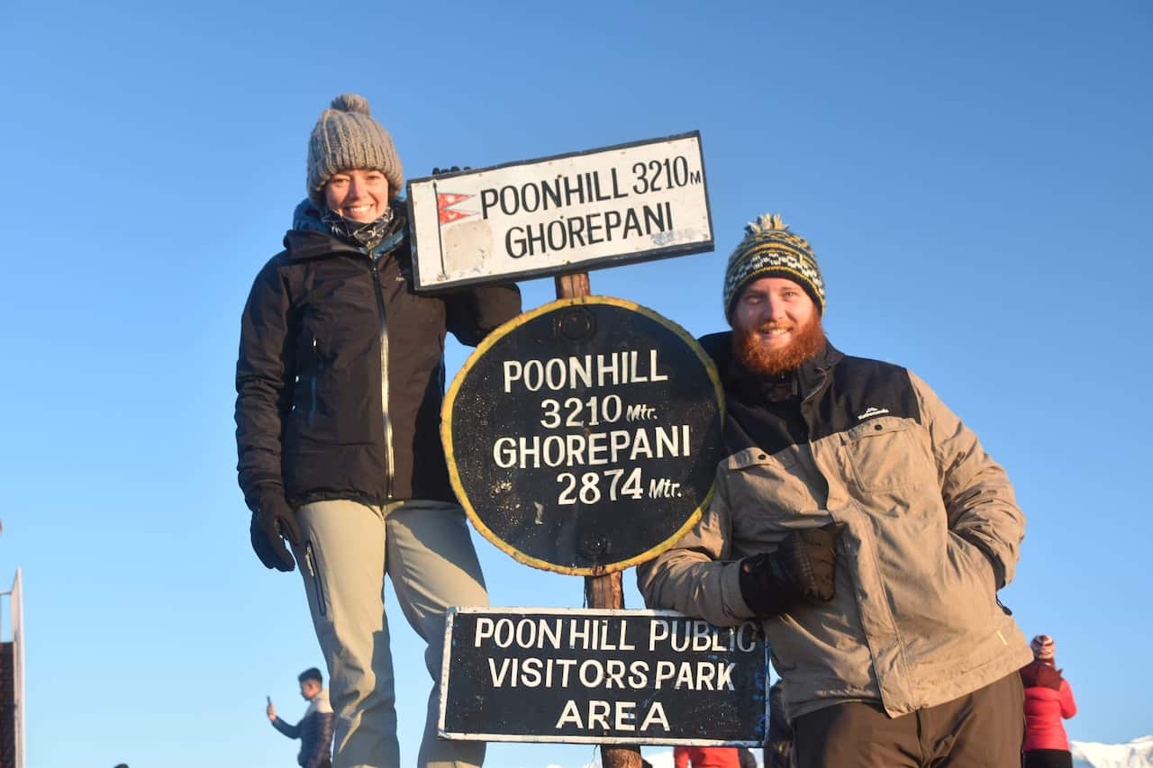 Poon Hill Nepal Australian Tourists