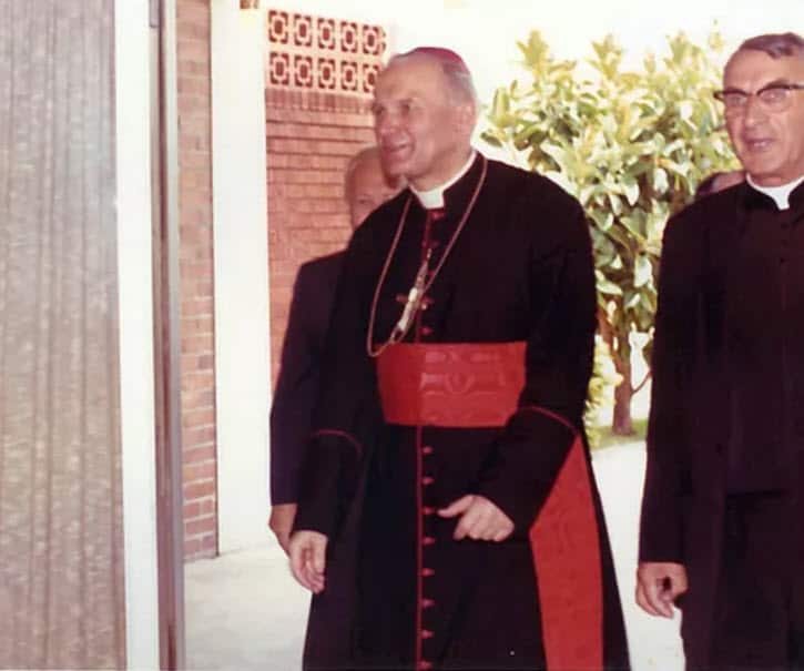 Future pope visits Ashfield Polish Club