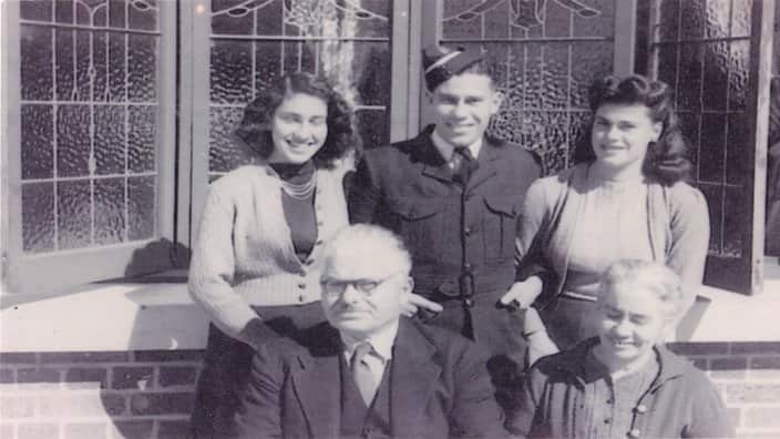 Poppa and Nana Corones with 3 of their children