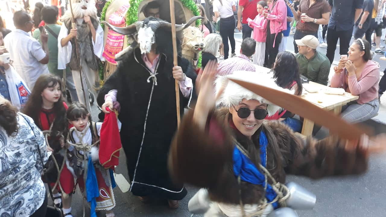 Festival attendeers in Melbourne