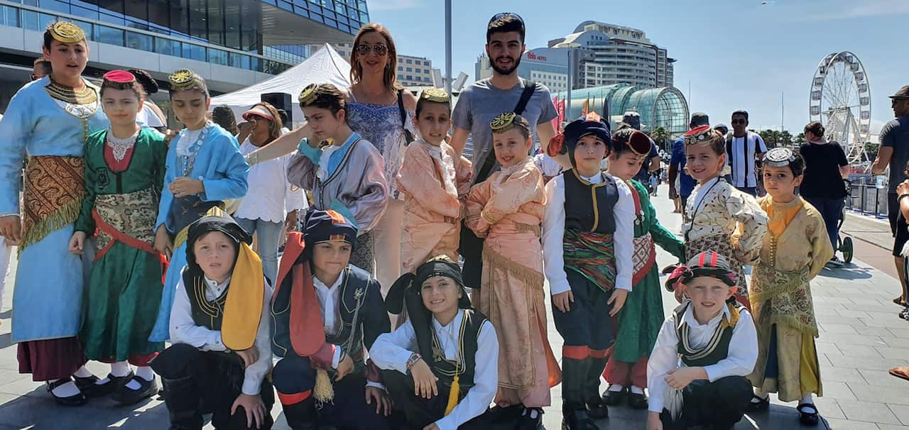 Sydney festival attendees