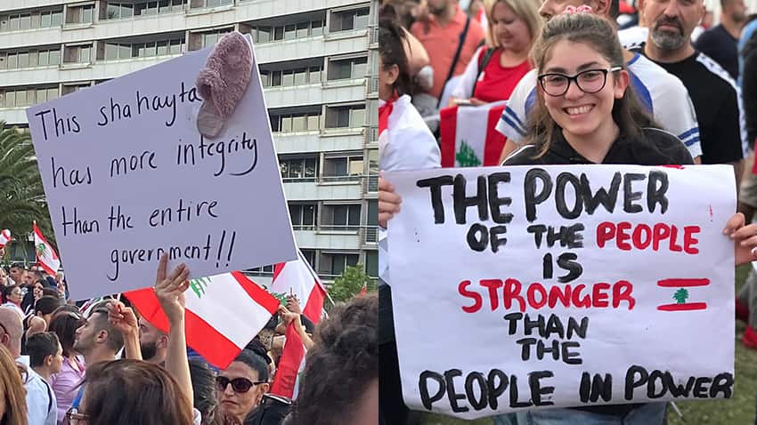 Lebanon syndey protest