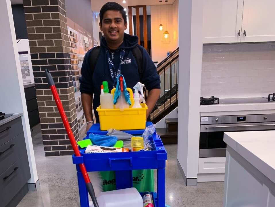 Sri Lankan international student in Sydney who started as a cleaner and found his dream job while studying 
