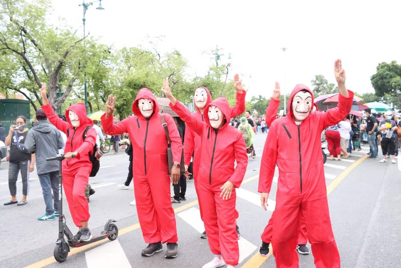 การชุมนุมประท้วงของกลุ่มนักศึกษาที่ท้องสนามหลวง