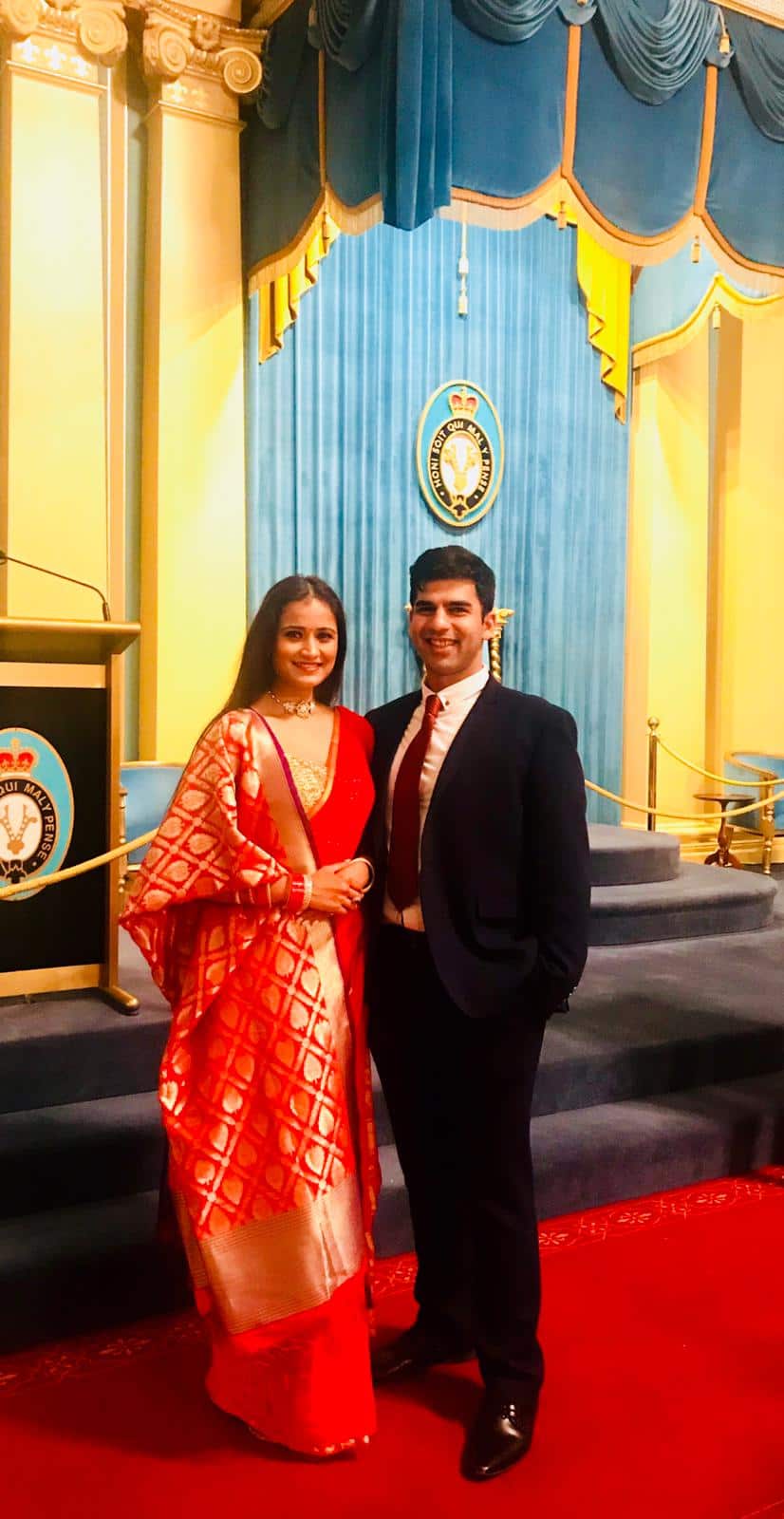 Preeti Daga with her husband Vishal Raizada