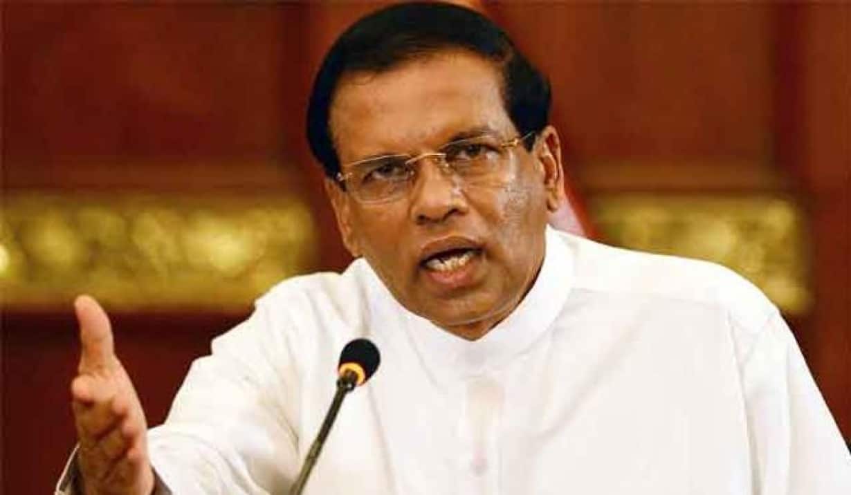 Sri Lanka's President Maithripala Sirisena