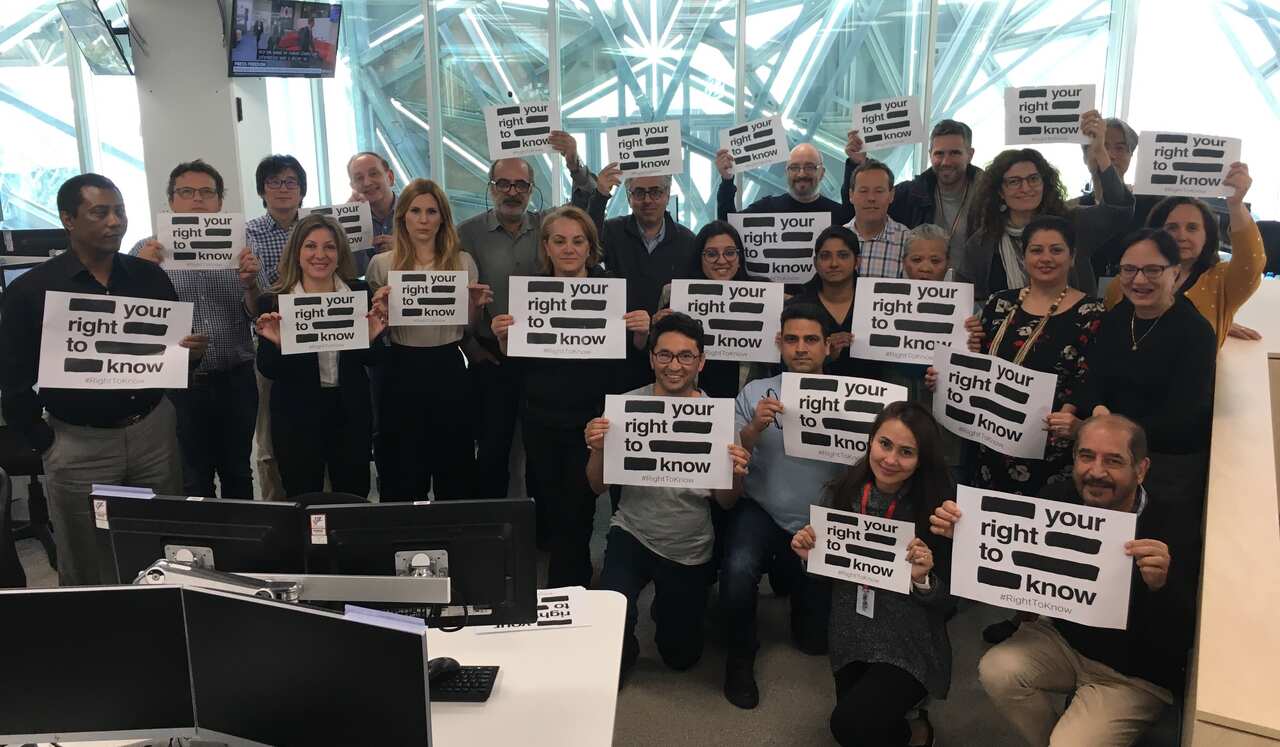 SBS journalists in Melbourne join Right to Know campaign