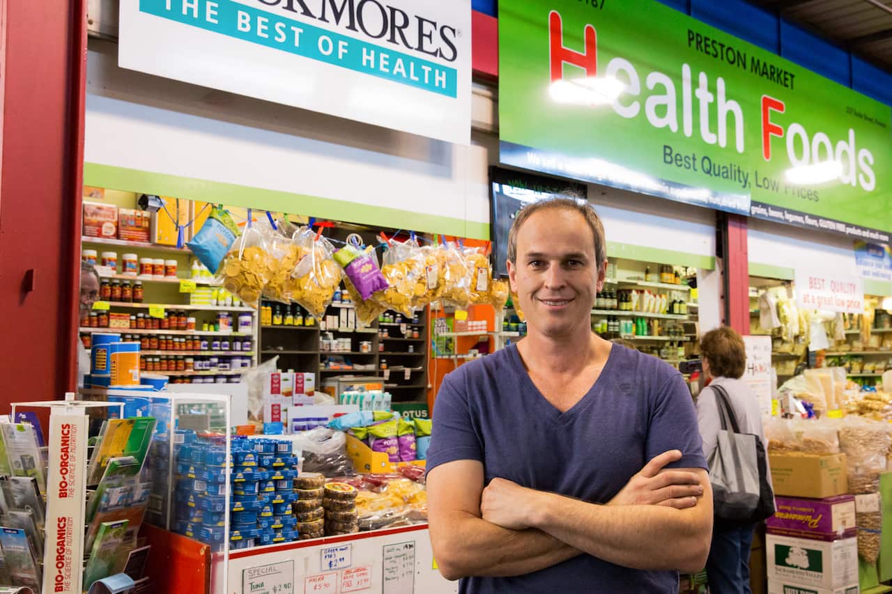 Preston market trader George Batsakis