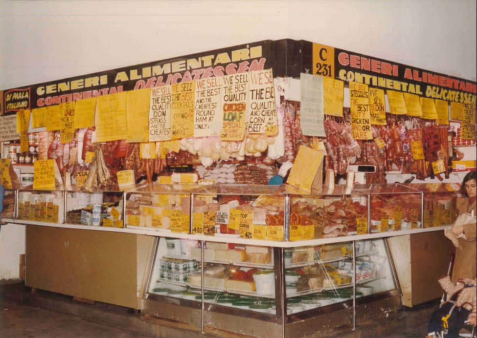 old photo of deli in Preston Market