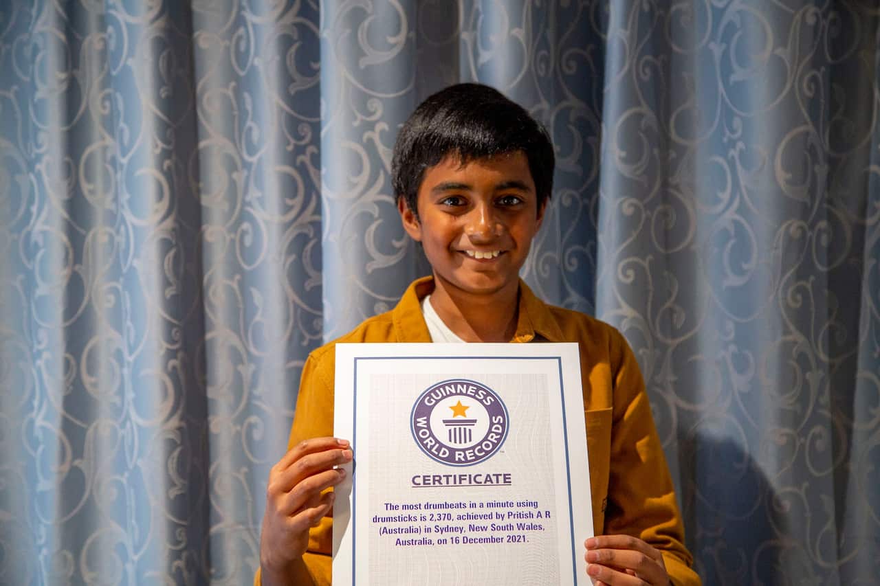 Pritish with Guinness certificate