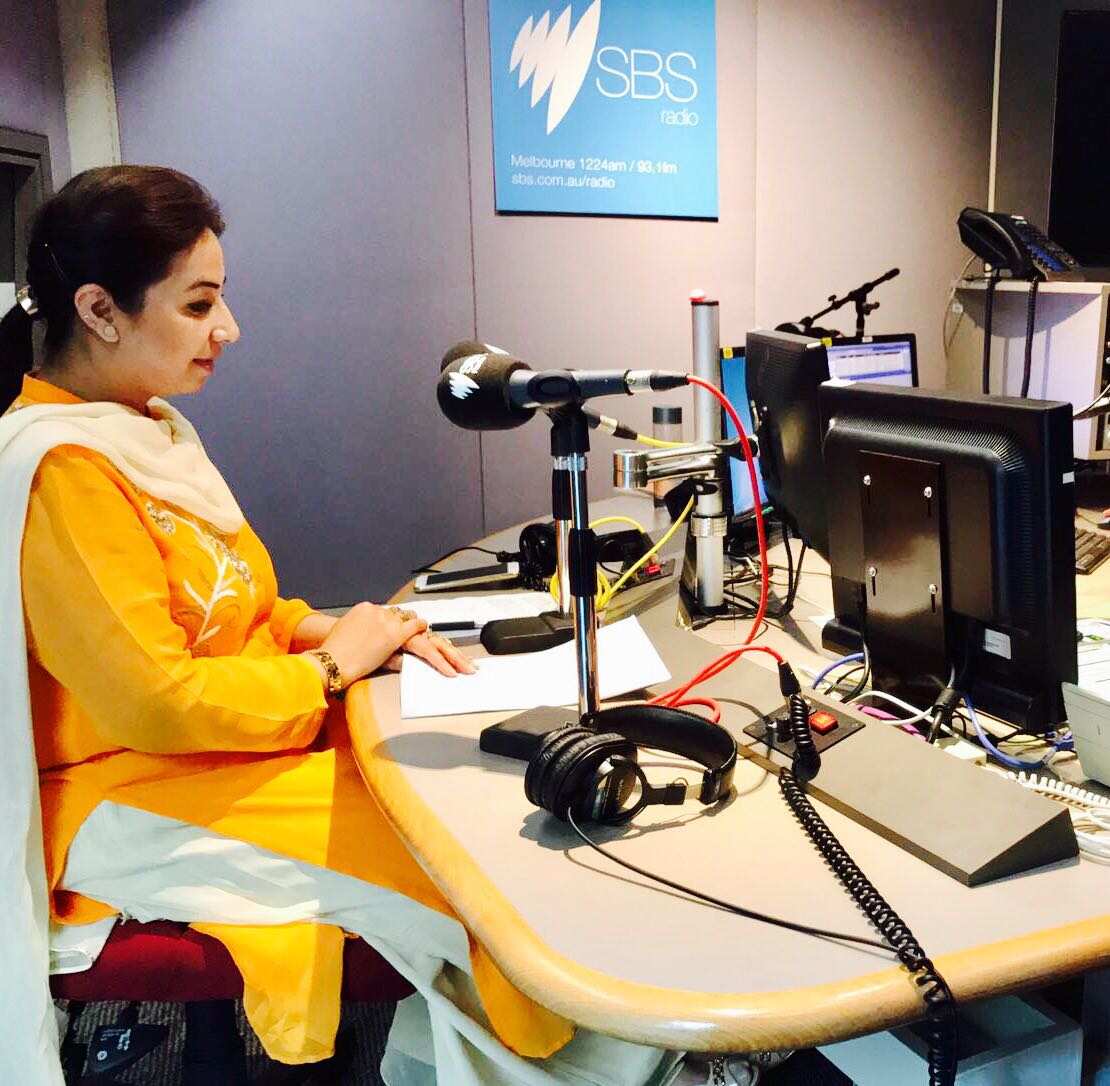 Priya Bedi at SBS Punjabi studios