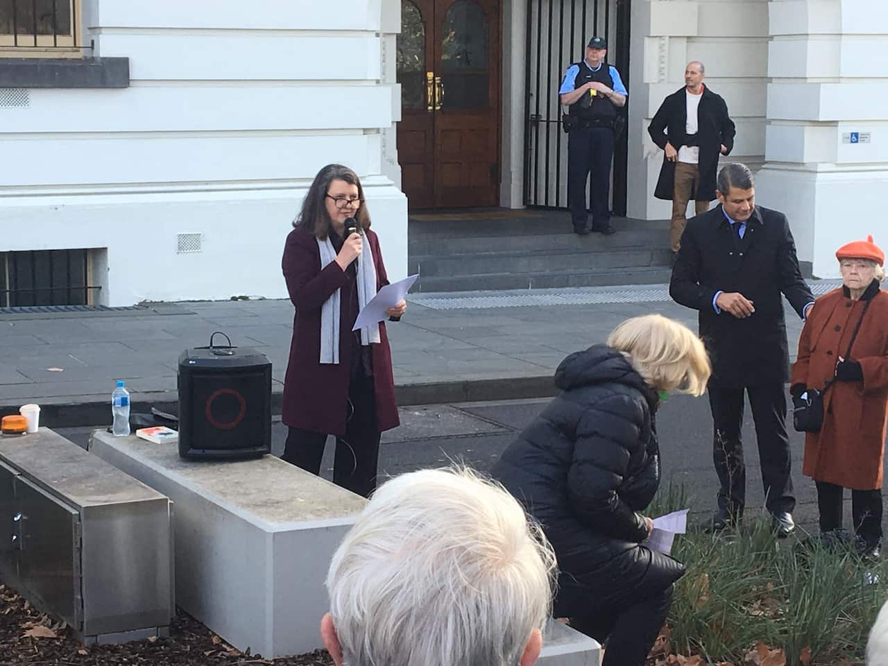 Protest Melbourne witness k