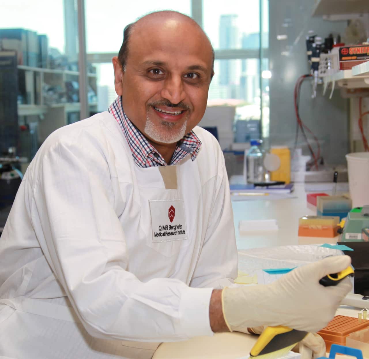 Prof Rajiv Khanna, a Brisbane based medical researcher
