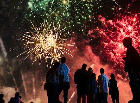 Moomba Festival fireworks