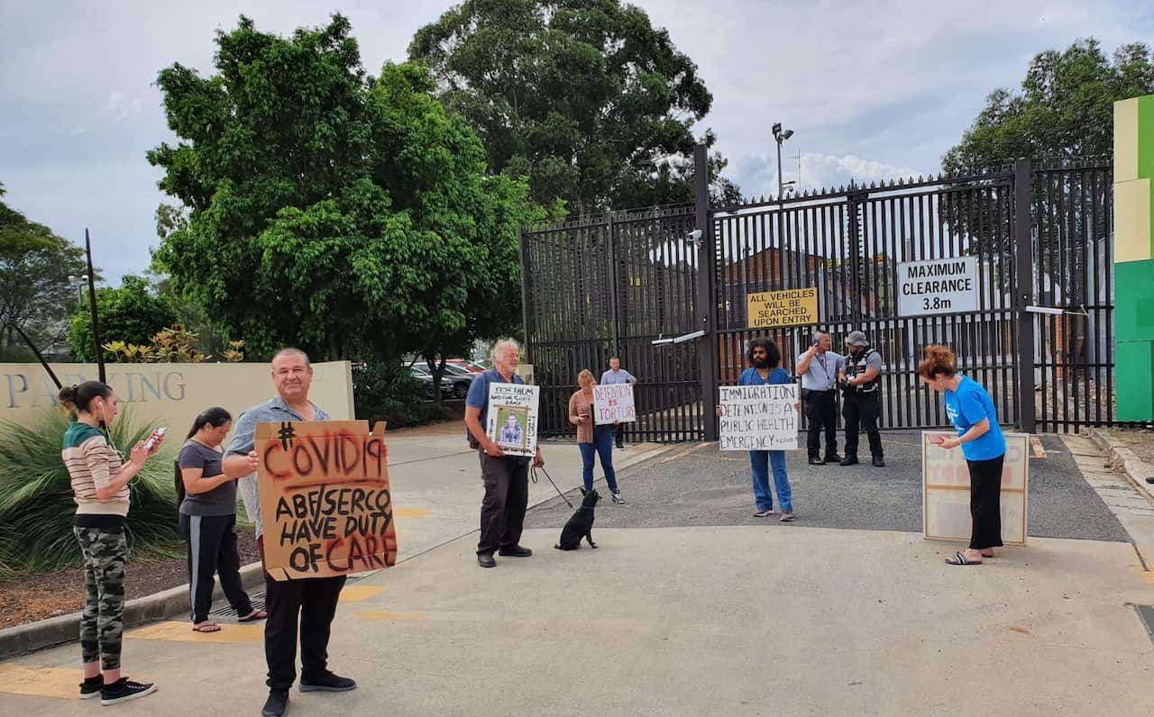 Protest Villawood Coronavirus 