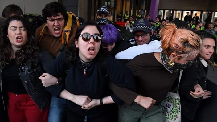 Climate change protests