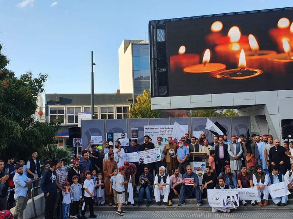 PTM protest in Melbourne