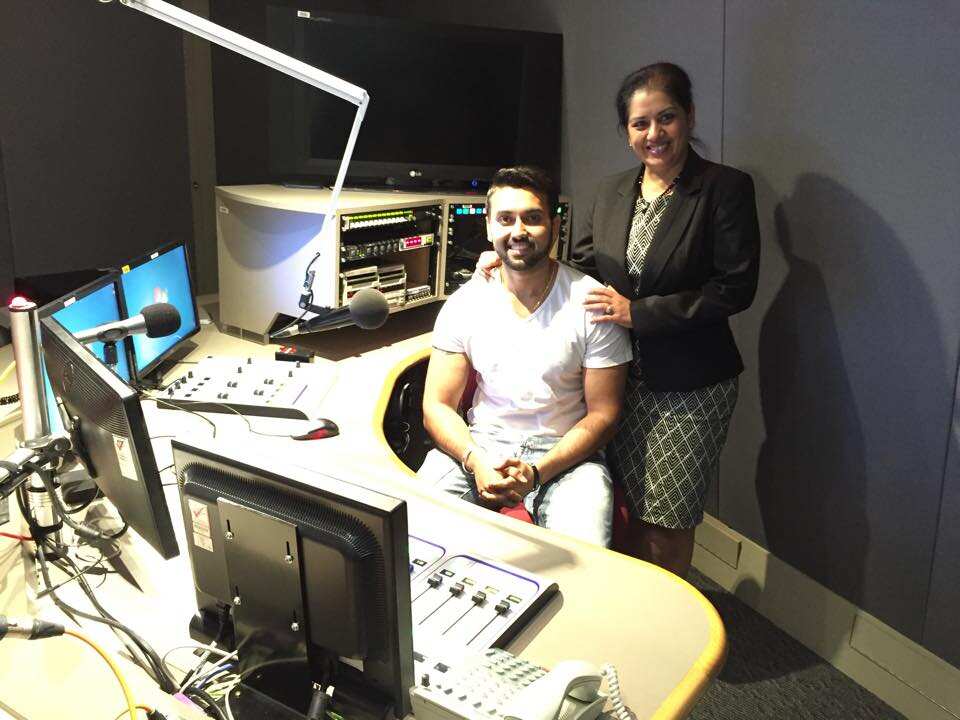 Puneet Gulati, recording his poetry