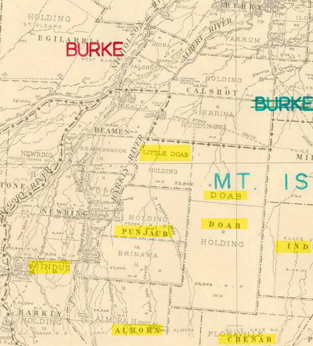 Punjaub, Doab and adjoining properties in 1961 records