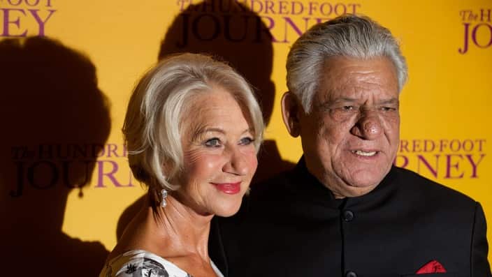 Om Puri and Helen Mirren