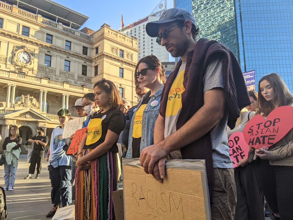悉尼举行停止仇恨亚裔集会（#StopAsianHate）