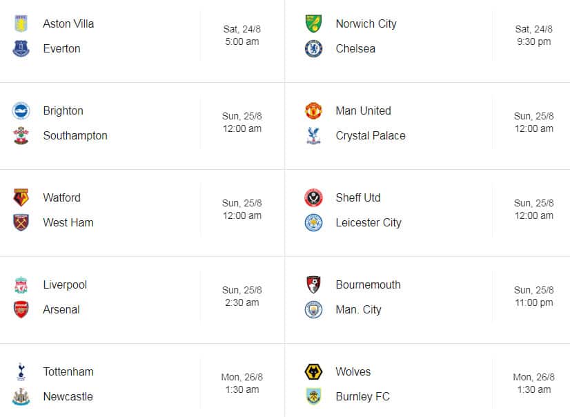 Round 3 EPL