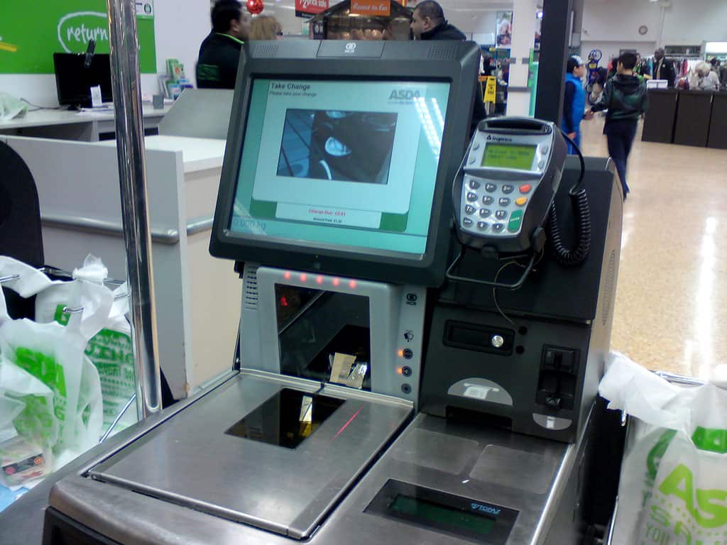 Self Service Checkouts. 