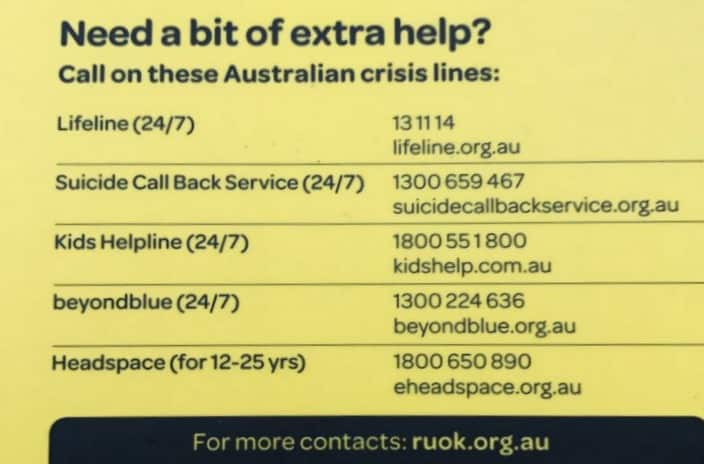 Helplines for people facing mental health difficulties