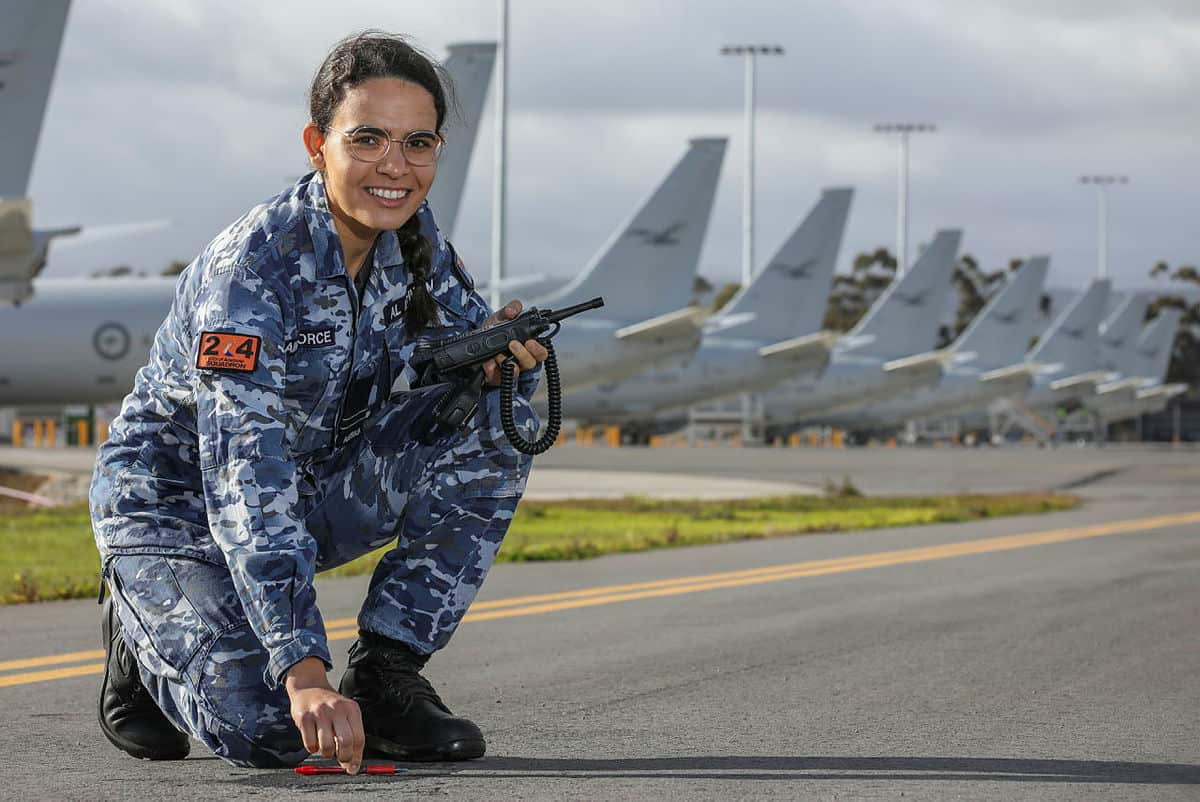 Nadia Al Laham joined the RAAF in 2018.