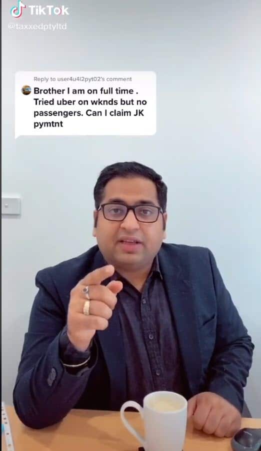 Rahi Verma's TikTok video on Jobkeeper has nearly 50,000 views.