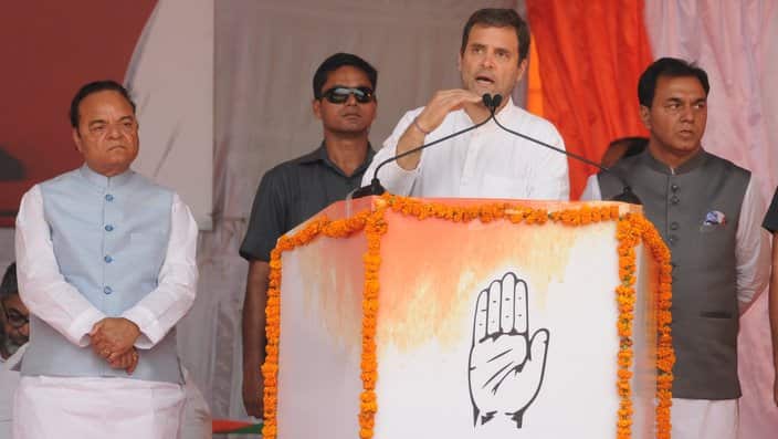 Congress president Rahul Gandhi