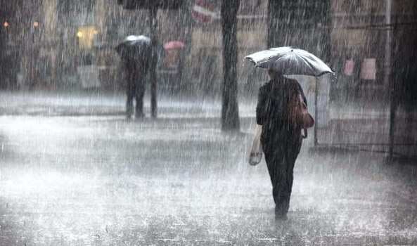 Torrential rain in Melbourne