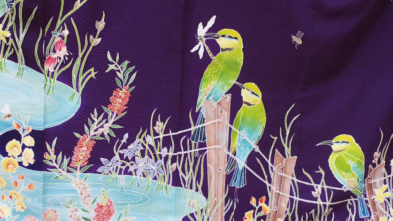 melinda heal furisode textile artist australian 
