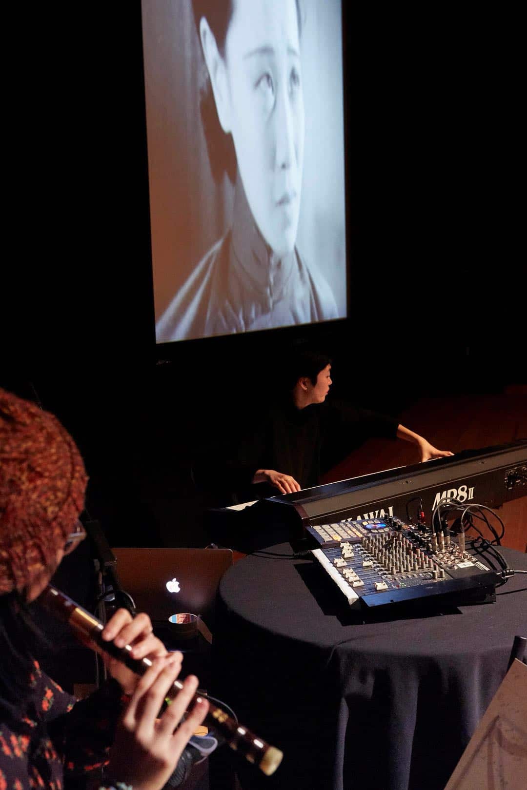 Rinbow Chan rehersee at NSW ART GALLERY