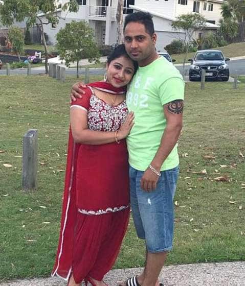 Ravneet Kaur with husband Jaspreet Singh