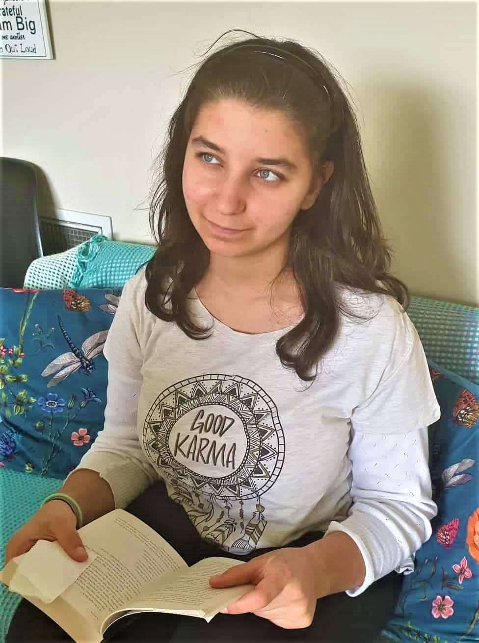 Greek language school student.