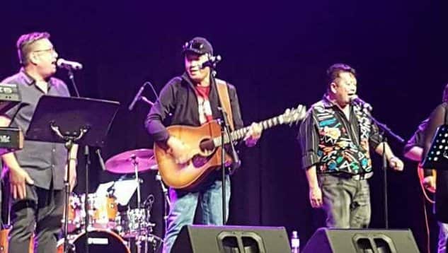 Joey Abando with Sydney's M7 band