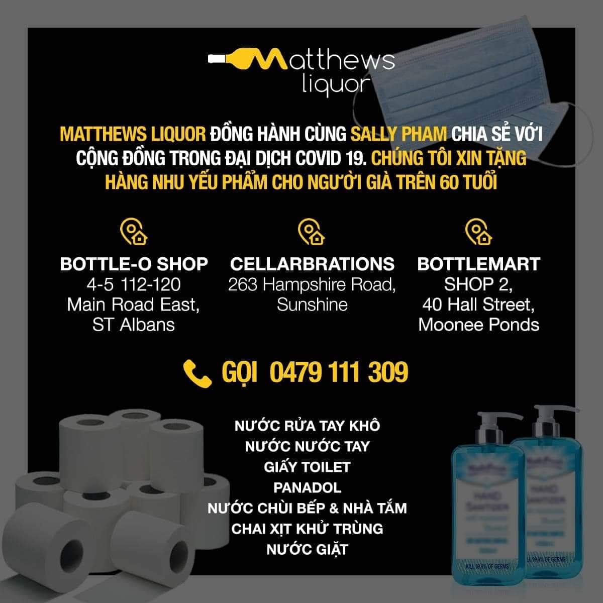 Các địa điểm để nhận quà