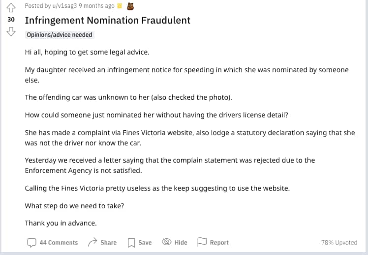 澳洲網民分享類似經歷