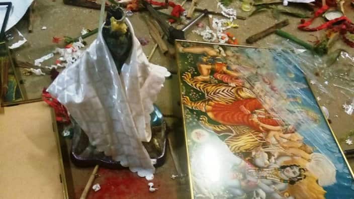 Bhartiya mandir Regents Park destroyed