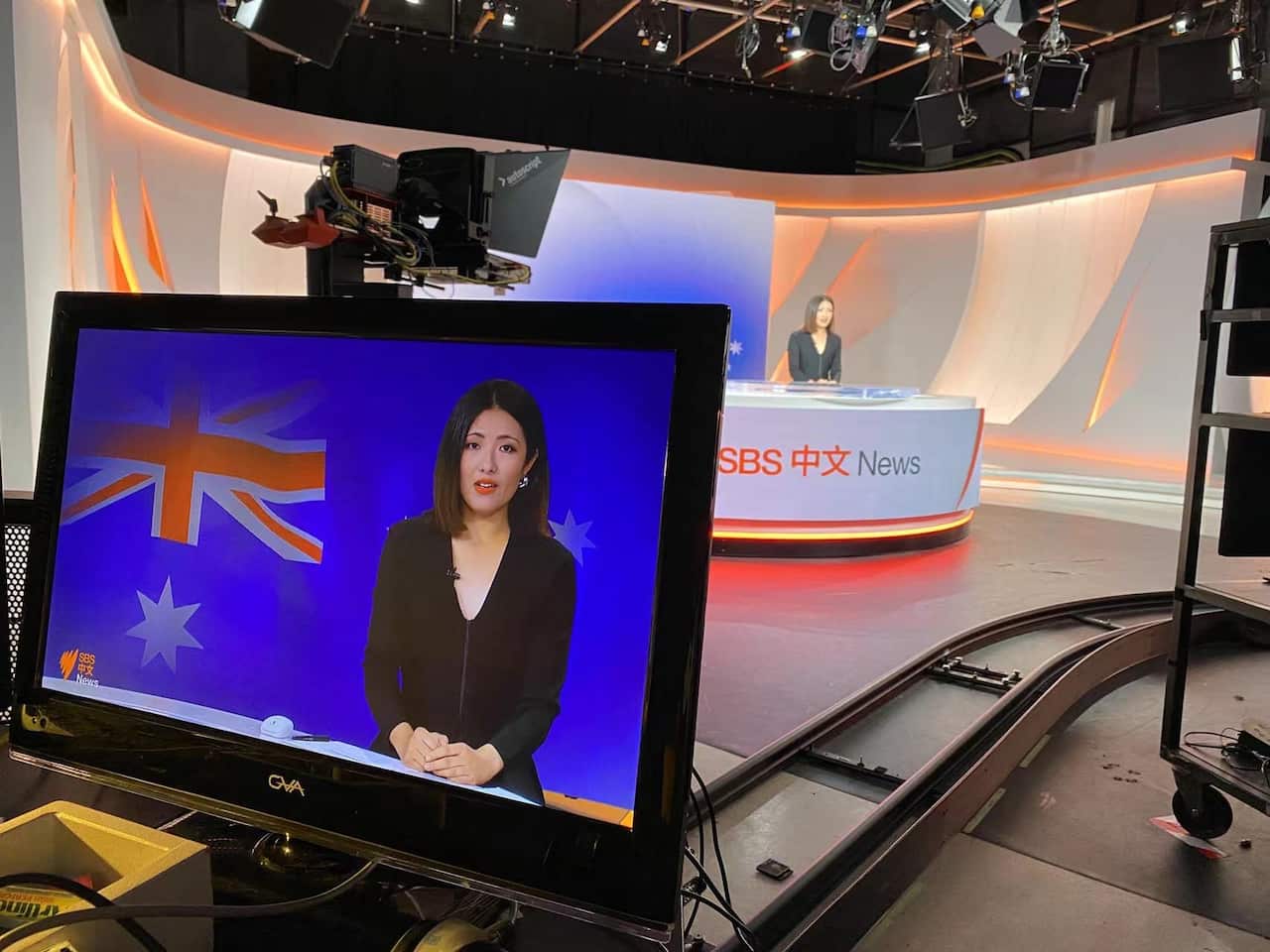 SBS Mandarin TV News presenter Rena Li