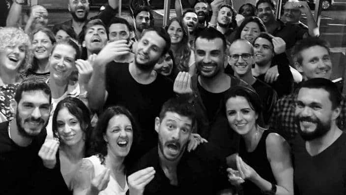 Renato and his Australia "family"