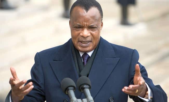 Republic of Congo President Denis Sassou Nguesso