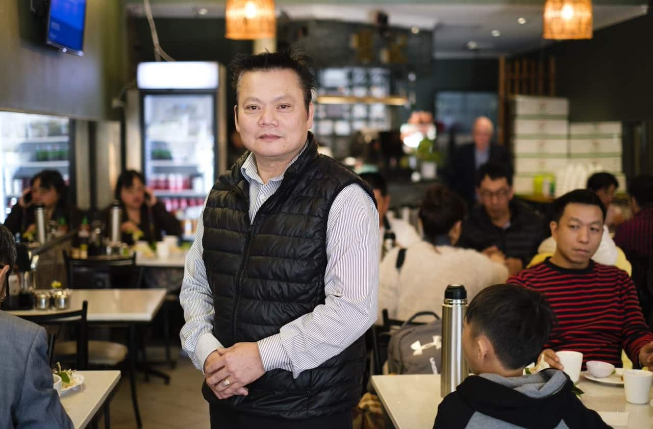 Le Van Nhan_ owner of Pho Dung Tan Dinh restaurant