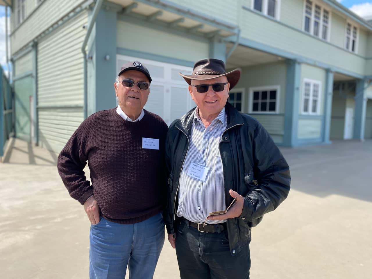 Mr. Yiannis Logkas (L) and Mr. Christos Iliopoulos (R).