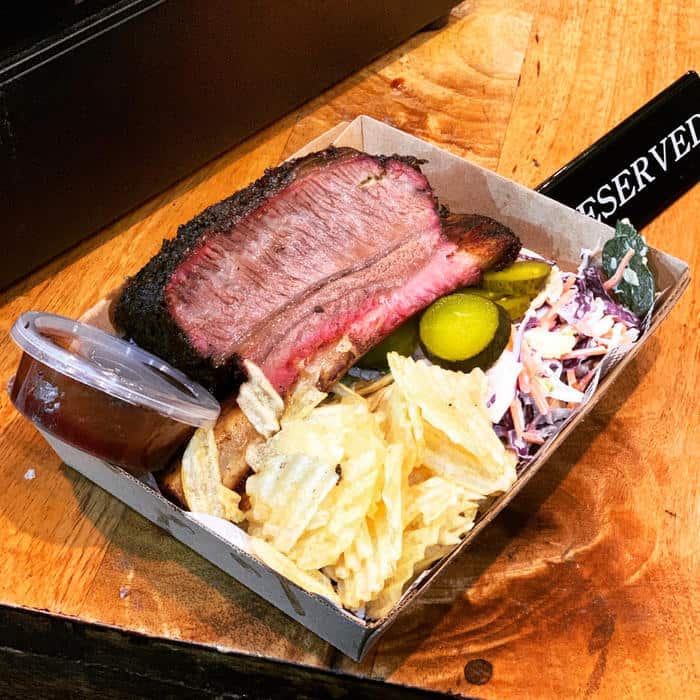 A rib box from the 2 Smokin Arabs menu. (2 Smokin Arabs)