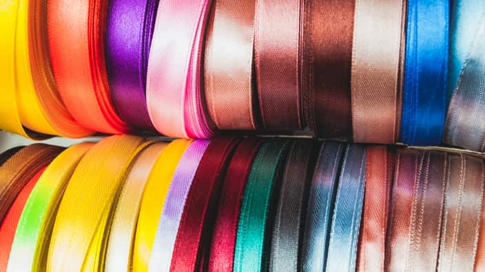 The ribbon spools