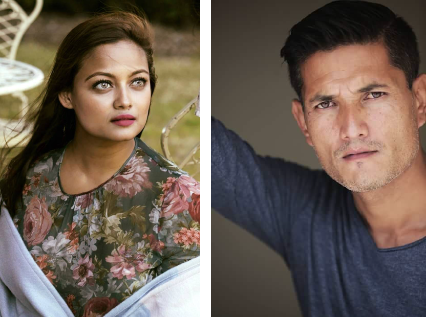 Nepali writer and director Arpan Thapa and actor Reecha Sharma