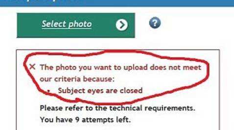 subject eyes are closed