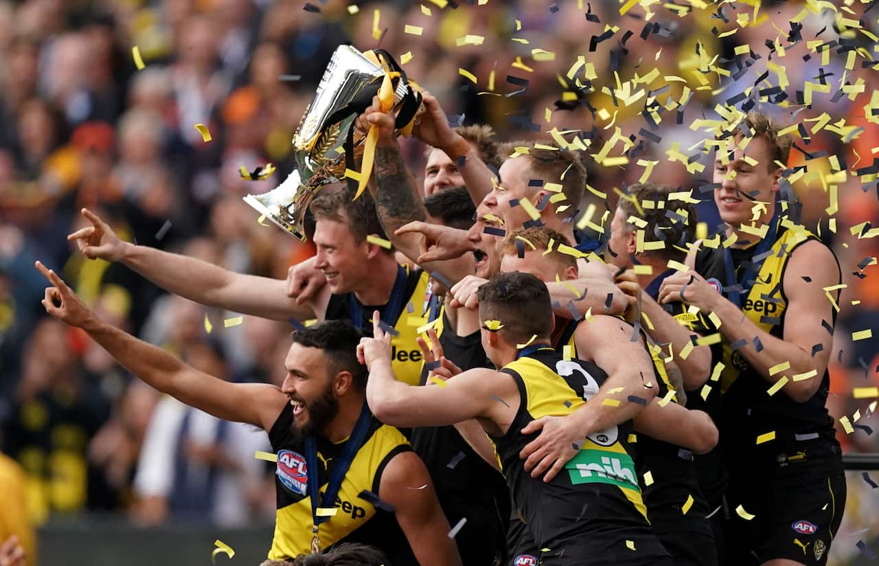 Richmond won the 2019 AFL Title AAP